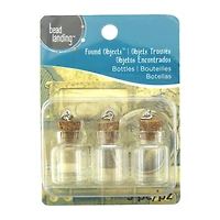 12 Packs: 3 ct. (36 total) Found Objects™ Clear Bottles by Bead Landing™