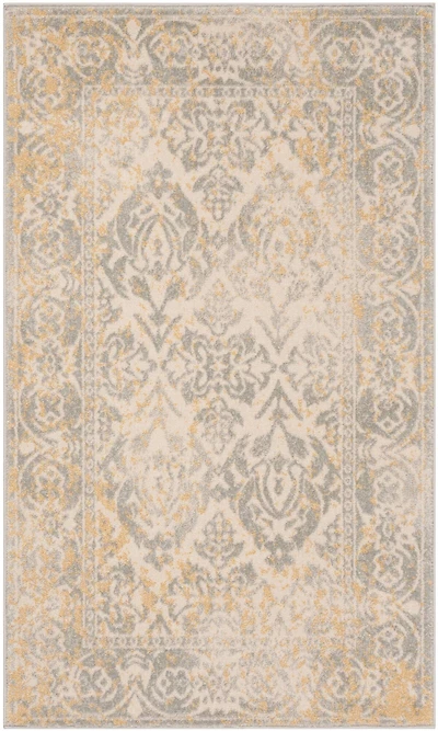 Evoke Diamond Floral 3' X 5' Area Rug