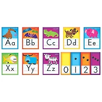 Trend Enterprises Awesome Animals Alphabet Cards Bulletin Board Set