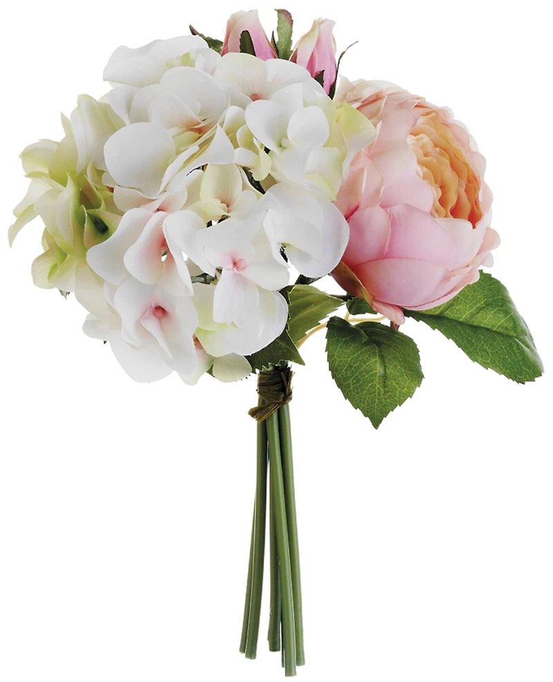 Pink & Green Hydrangea Rose & Peony Bouquet