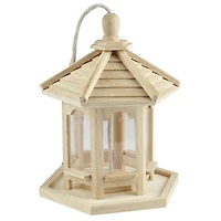10" Wood Gazebo Bird Feeder by Make Market®