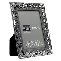 Pewter Mini Frame with Leaves by Studio Décor®