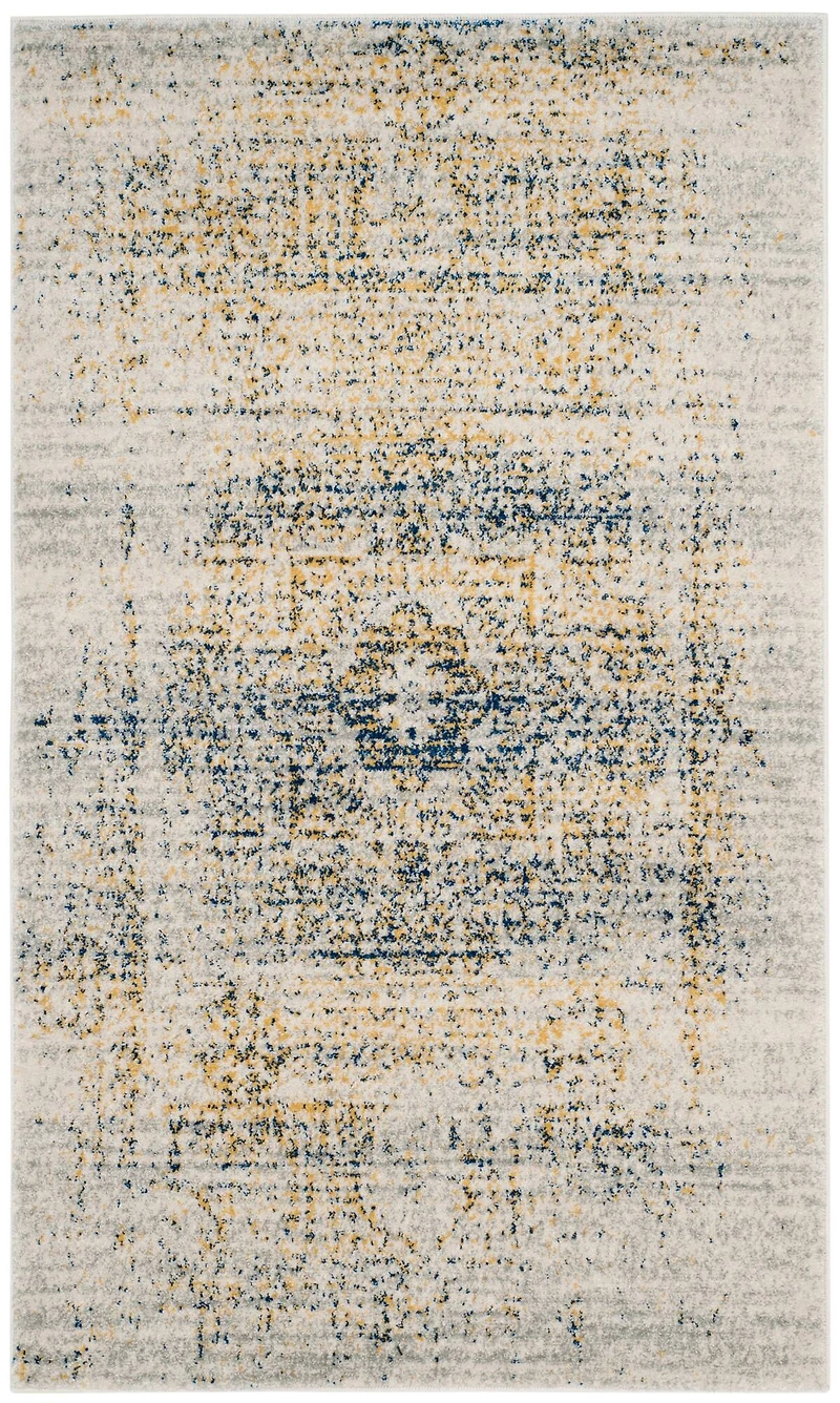 Evoke Distressed Medallion 3' X 5' Area Rug