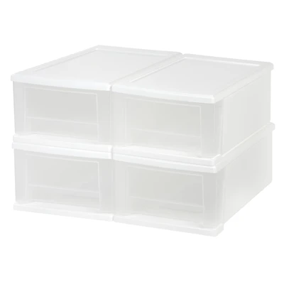 Iris® Small Stacking Drawer, 4 Pack