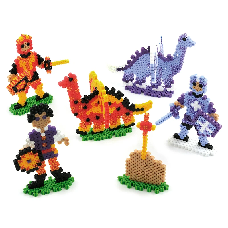 12 Pack: Assorted Perler™ Fused Bead Knights/Cars Kit