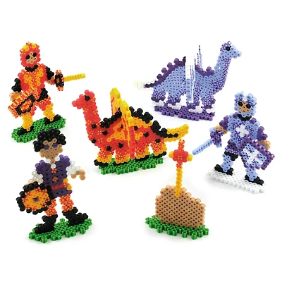 12 Pack: Assorted Perler™ Fused Bead Knights/Cars Kit