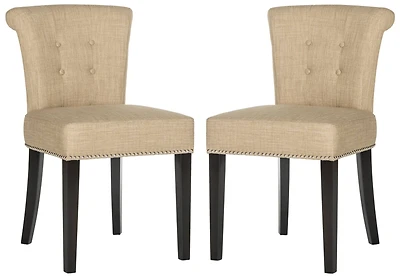 Sinclair Ring Chair Set of 2 in Beige