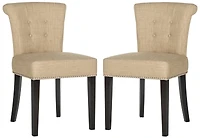 Sinclair Ring Chair Set of 2 in Beige