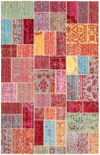 Valencia Contemporary Quilted 4' X 6' Area Rug