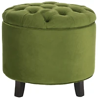 Amiela Tufted Ottoman in Fern