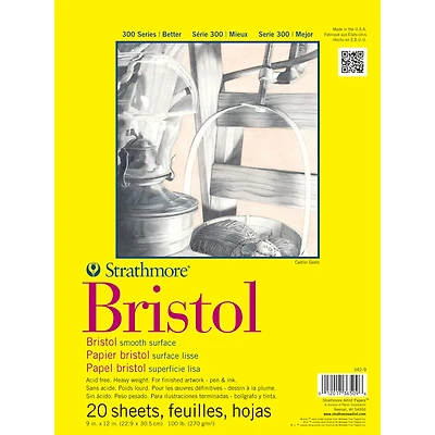 12 Pack: Strathmore® 300 Series Bristol Smooth Pad