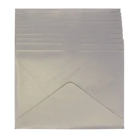 12 Packs: 10 ct. (120 total) White Shimmer Cards & Envelopes by Recollections™, 5" x 7"