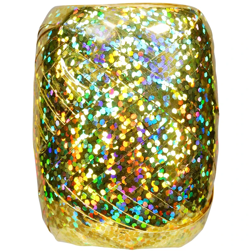 66ft. Holographic Gold Ribbon Keg By Celebrate It™