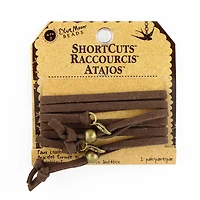 Blue Moon Beads® ShortCuts™ Faux Leather Bracelet Wraps, Brown