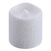 White Glitter LED Votive Candles By Ashland® 12ct.