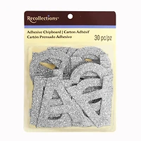 Adhesive Chipboard Glitter Alphabet Stickers by Recollections™