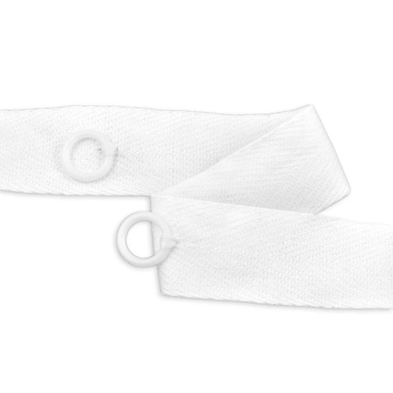 White Roman Shade Tape - 1" Wide, 5" Spacing