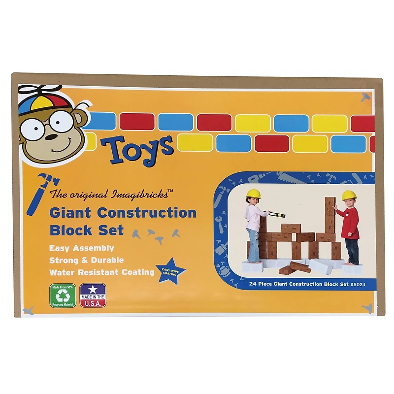 ImagiBRICKS™ Giant Construction Building Block Set
