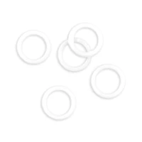 5/8" White Urea Rings - 50 Pack