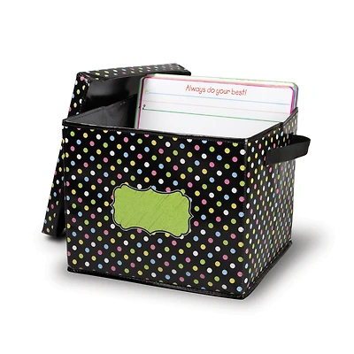 Chalkboard Brights Storage Box with Lid