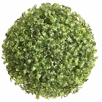 9" Green Outdoor Garden Artificial Boxwood Ball