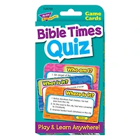 Trend Enterprises® Bible Times Quiz Game Cards, 6 Sets
