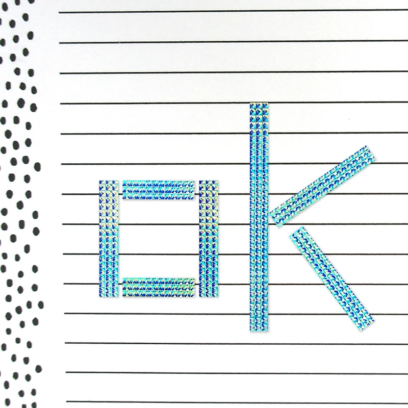 Iridescent Strip Bling Stickers By Recollections™