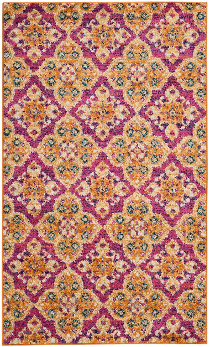 Madison Bohemian Floral 3' X 5' Area Rug
