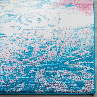 Wate Color Boho 2'-7" X 5' Area Rug