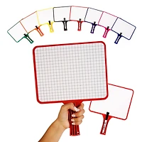 KleenSlate® Dry Erase Paddles, Rectangular