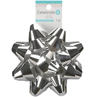 5.75" Silver Gift Bow By Celebrate It™