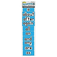 Ashley Productions 1.5" x 4.5" Turquoise Magnetic Big Wall Words, Level 1