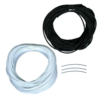 12 Pack: Black & Frost Pony Bead Lacing by Creatology™