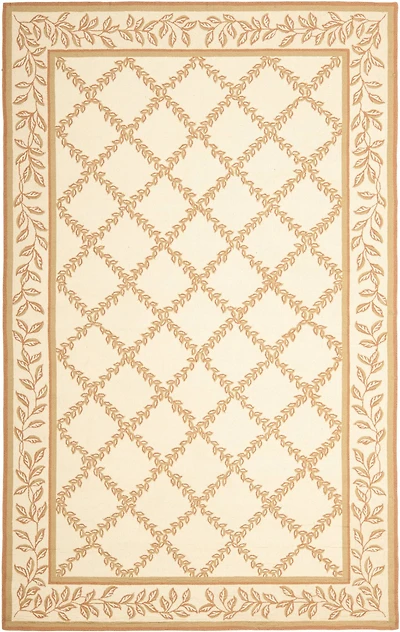 Chelsea Leaf Border 3'-9" X 5'-9" Area Rug