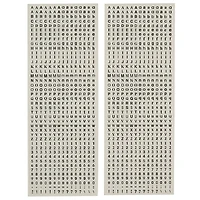 Black Mini Font Letter & Number Stickers by Recollections™