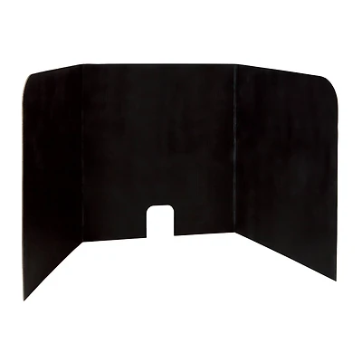 Black Computer Lab Privacy Board, 4 Pack