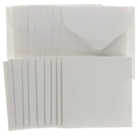 12 Packs: 10 ct. (120 total) 3" x 3" Cards & Envelopes by Recollections