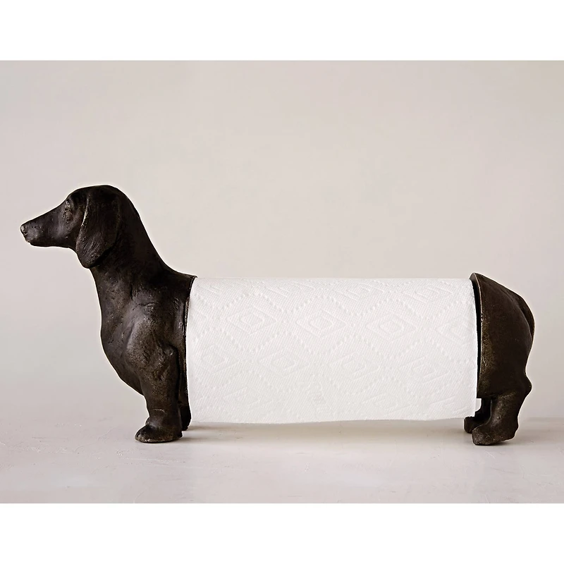 Hello Honey® Resin Dog Paper Towel Holder