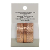 Rose Gold Foil Narrow Crafting Washi Tape Set by Recollections™