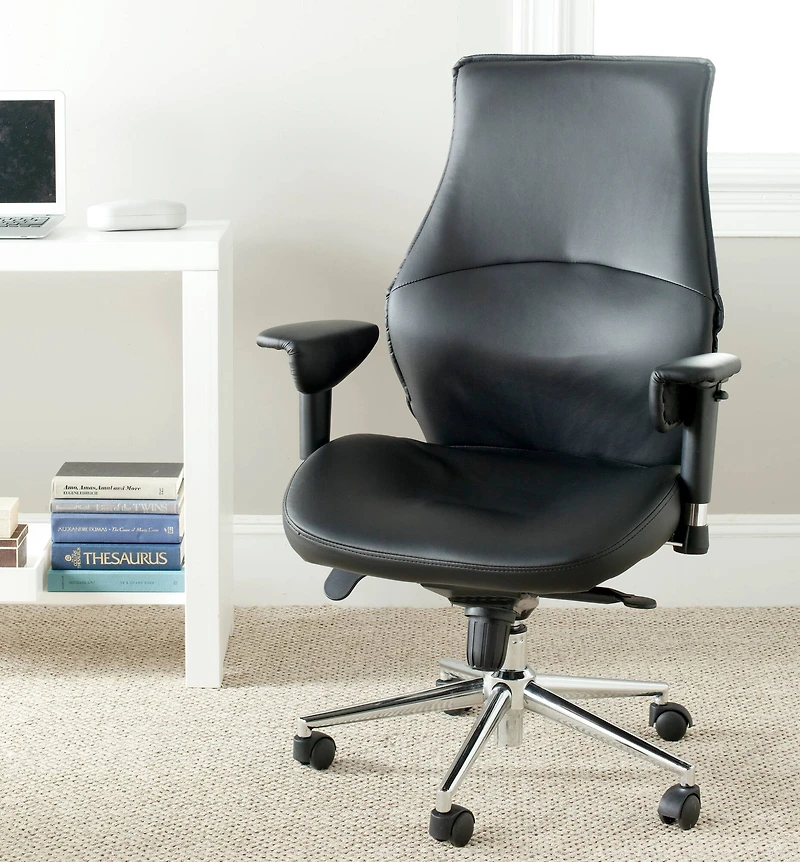 Irving Desk Chair in Black