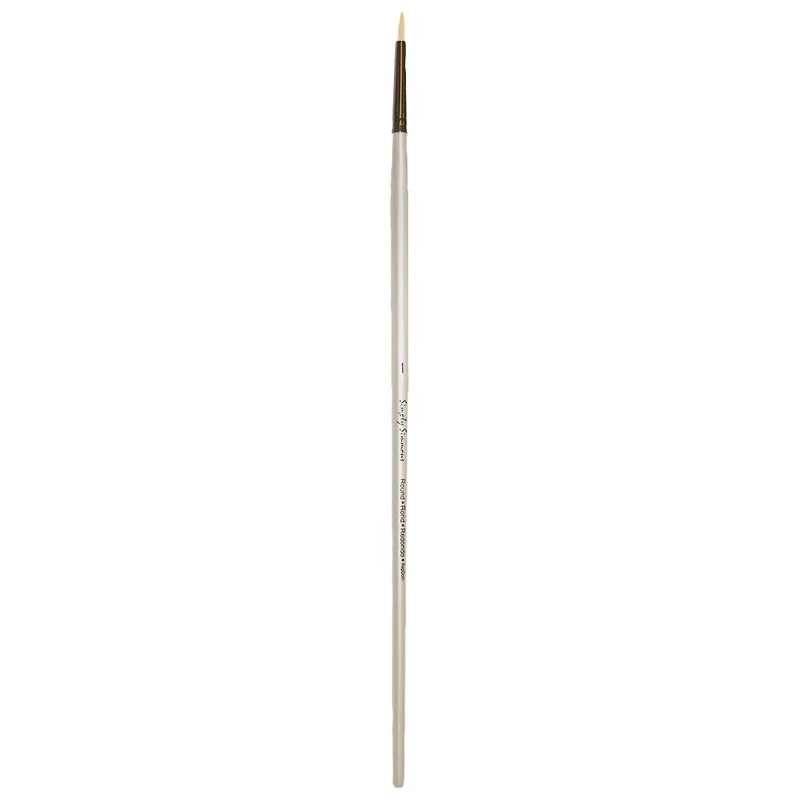 Simply Simmons Long Handle Bristle Round Brush