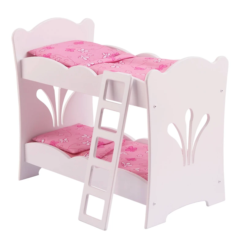 KidKraft Lil Doll Bunk Bed with Bedding