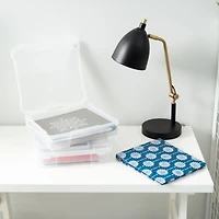 Iris® Clear 8" x 8" Portable Project Case, 6 Pack