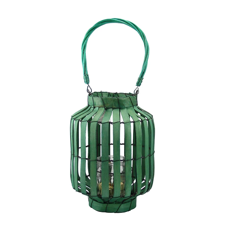 20" Tropicalia Tiki Bar Votive Candle Holder Lantern