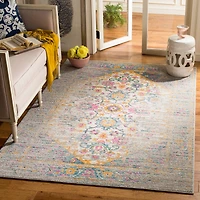 Madison Distressed Medallion 4' X 6' Area Rug