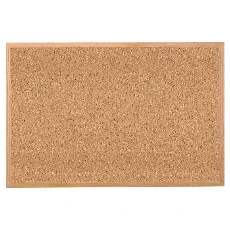 Ghent Wood Frame Natural Corkboard, 24" X 36"