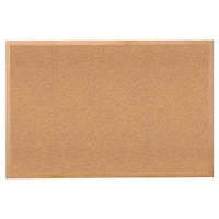 Ghent Wood Frame Natural Corkboard, 24" X 36"