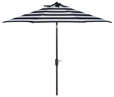 Iris Fashion Line 9Ft Umbrella in Navy & White