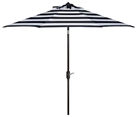 Iris Fashion Line 9Ft Umbrella in Navy & White