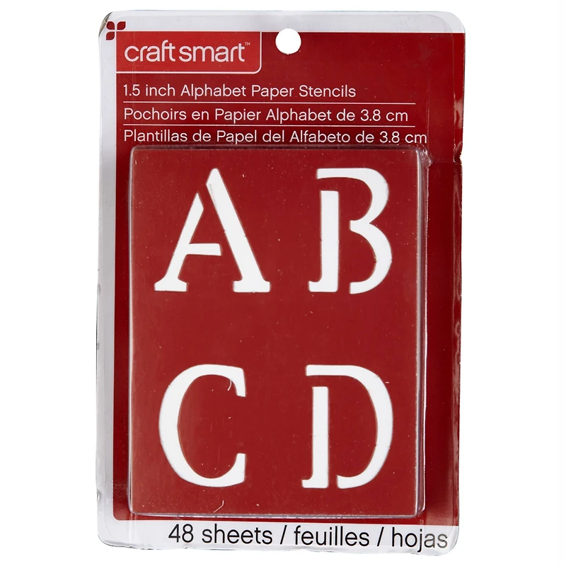 1.5" Old School Alphabet Stencils by Craft Smart®